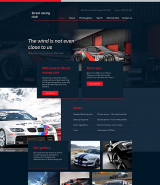 Car Club Responsive Website Template