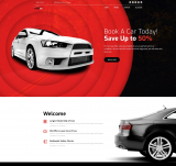 Car Rental MotoCMS 3 Landing Page Template