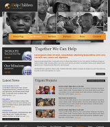 Charity web template