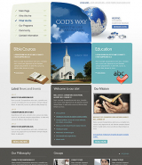 Church web template