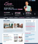 Cleaning web template