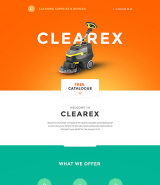 Clearex Landing Page Template