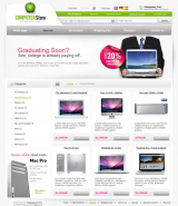 Computers store web template
