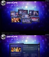 Disco Life web template