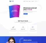 E-book - Electronic Book Landing Page Template