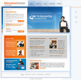 Education center web template