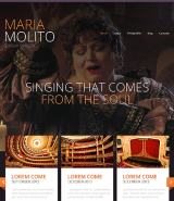 Elegant Opera Singer Website Template