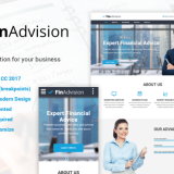 FinAdvision - Financial Advisor Adobe CC 2017 Muse Template