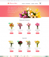 Flowers Store OpenCart Template