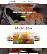 Food Ordering Service Website Template