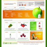 Food store web template
