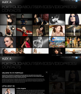 Fullscreen Portfolio web template