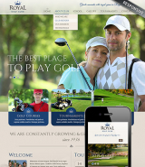 Golf club web template