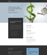 Investment Company Responsive Landing Page Template