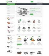 Kitchen Supplies Store OpenCart Template