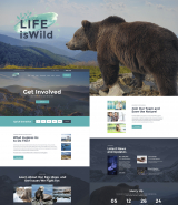 LifeisWild - Wild Life WordPress Theme