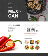 Mexican Restaurant Muse Template