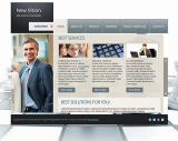 New Vision web template