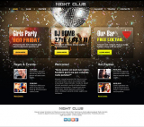 Night Club web template