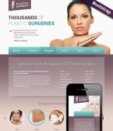 Plastic surgery web template