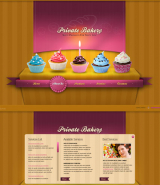 Private Bakery web template