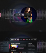 Radio One web template