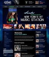 Radio Station v2.5 web template