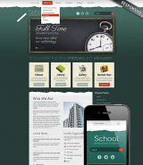 School Theme web template