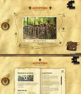 Scouting web template