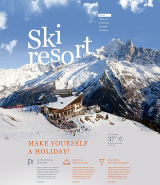 Skiing Muse Template