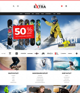 Snowboarding Responsive OpenCart Template