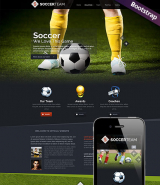 Soccer Club web template
