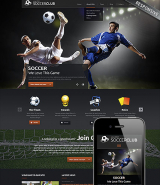 Soccer club web template