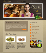 Spices web template
