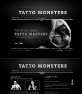 Tatto and piercing web template