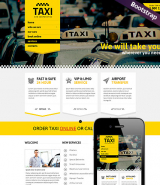 Taxi Service web template