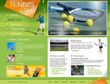 Tennis club web template