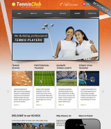 Tennis Club web template