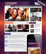 Top Radio web template