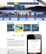 Travel Guide web template