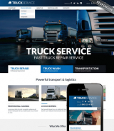Truck service web template