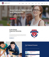 University Responsive Website Template