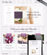 Wedding web template