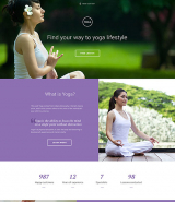 Yoga Responsive Landing Page Template