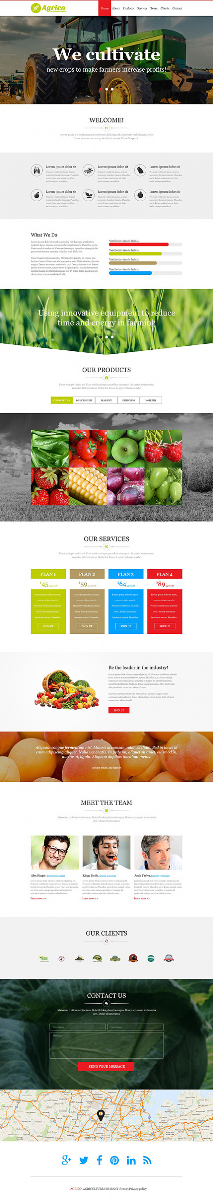 Agriculture Muse Template