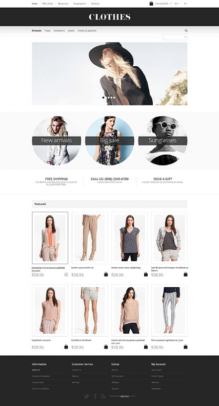 Apparel Responsive OpenCart Template