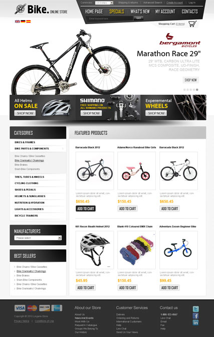 Bike Store v2.3 web template