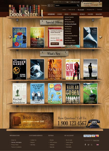 Book Store web template