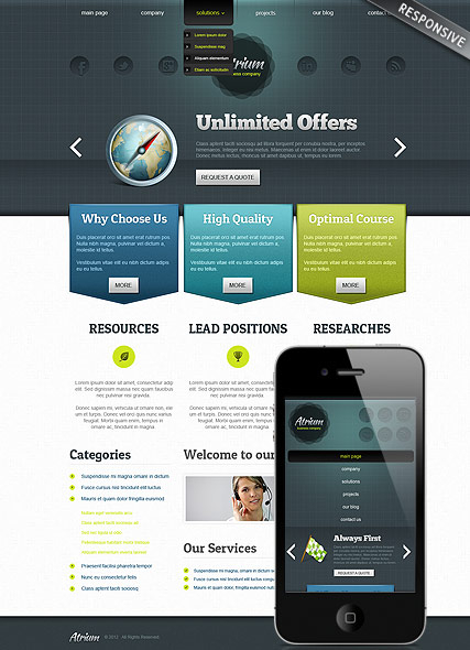 Business Co web template