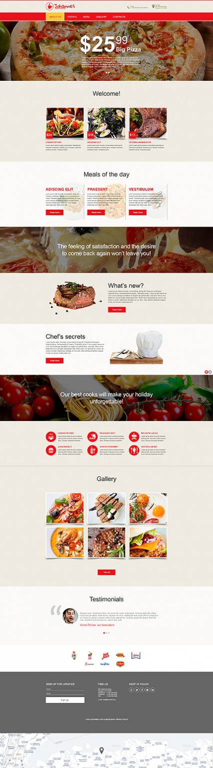 Cafe and Restaurant Muse Template